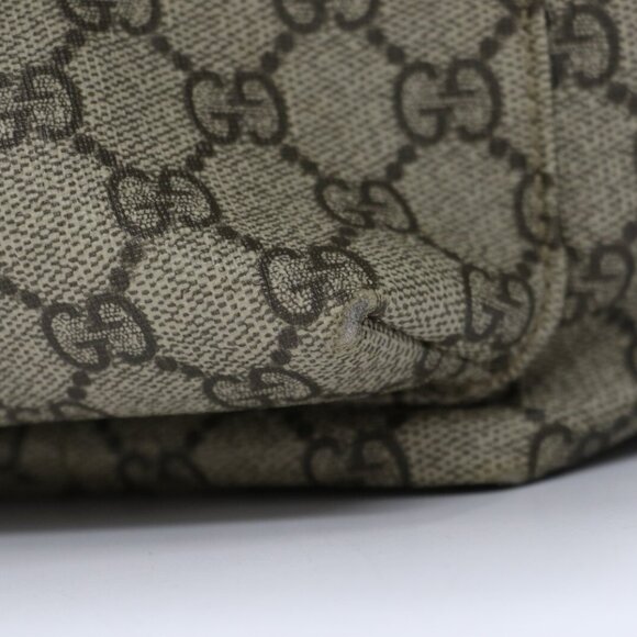 Gucci Large changing Diaper Bag Crossbody GG Supreme Brown 211131 - Picture 12 of 16